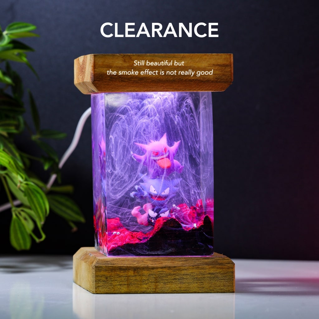 CLEARANCE GENGAR pokemon night light 4 - Dat Craft